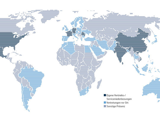 Our Global Service and Sales Network