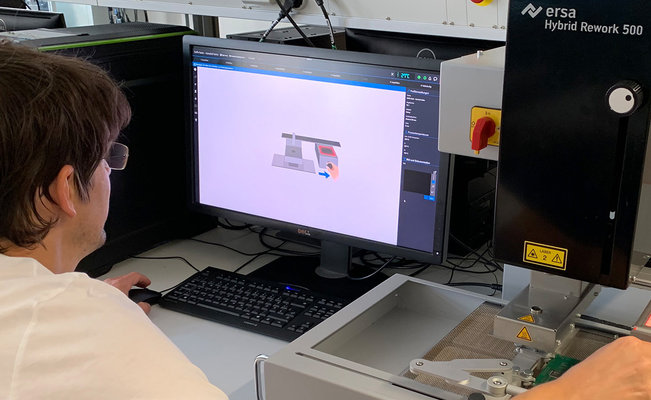 Ersa HR 500: Professional prototyping at the TH Aschaffenburg Ersa HR 500: Professional prototyping at the TH Aschaffenburg