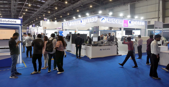 Always bustling with visitors - the Kurtz Ersa India booth Always bustling with visitors - the Kurtz Ersa India booth