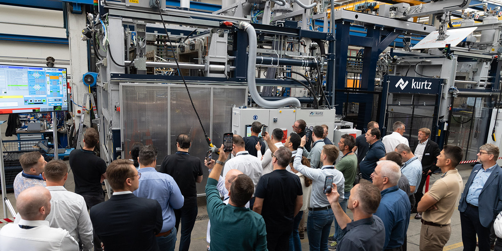 Huge interest in the new Kurtz products presented live Huge interest in the new Kurtz products presented live