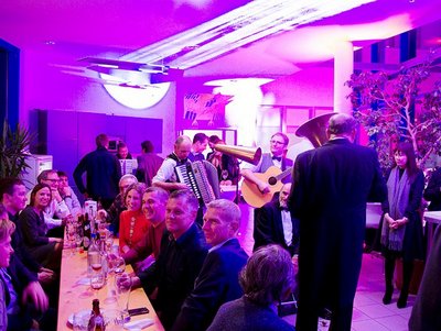 Kurtz Ersa in-house fair 2017: good mood at the stairwell party
