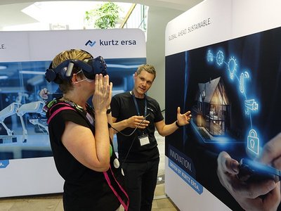 Machine building of the future - at the open day you could experience it with virtual reality glasses