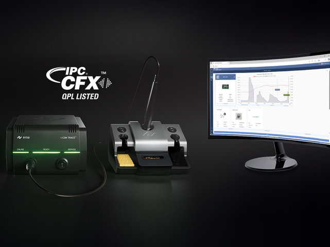 The first hand-soldering station with IPC/CFX certification The first hand-soldering station with IPC/CFX certification