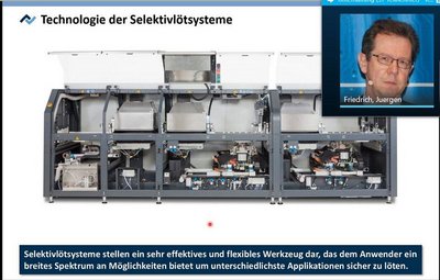Versatile: Selective soldering systems from Ersa, presented by Jürgen Friedrich, Head of Process Technology