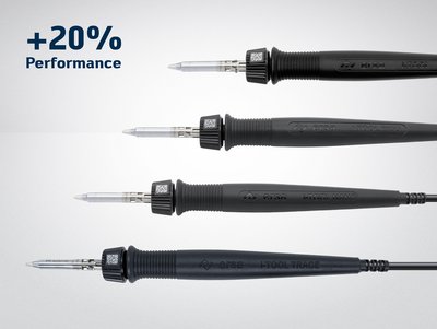 The latest Ersa i-TOOL generation with 20% more soldering power is one of the smallest and most powerful fine soldering irons in the market. The high-performance heating element supplies 150 W of heating power ensuring fastest heat-up and recovery.