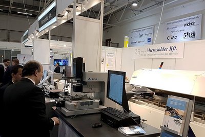The Ersa Microsolder booth at Electrosub 2019 in Budapest