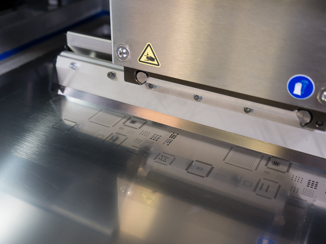 Print head & squeegee Print head & squeegee