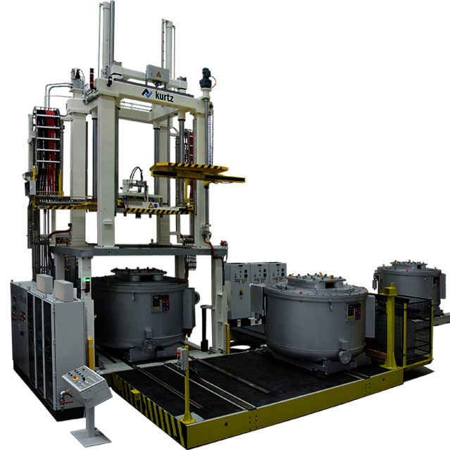 Kurtz AL18-16FSC with furnace shuttle system Furnace shuttle systems for cycle time reduction