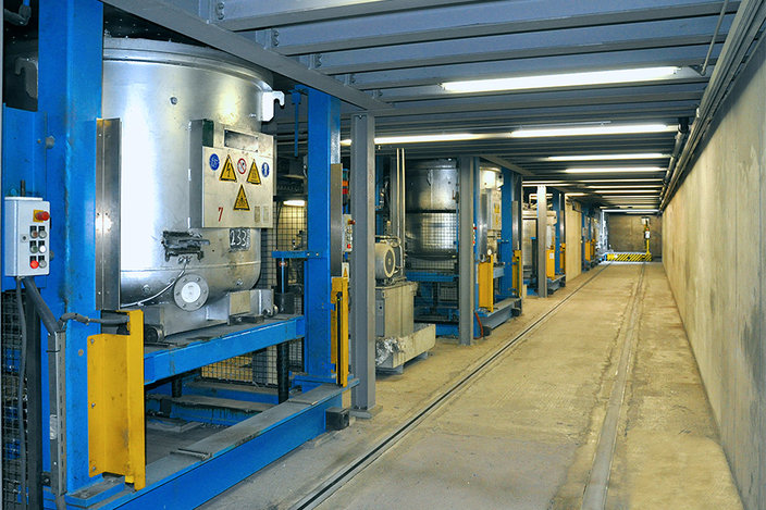 Rail-mounted furnace exchange concept from Kurtz for a low pressure casting line Furnace exchange system for casting lines