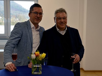 Old and new Service Manager: Lutz Böse (right) with Andreas Westhäußer