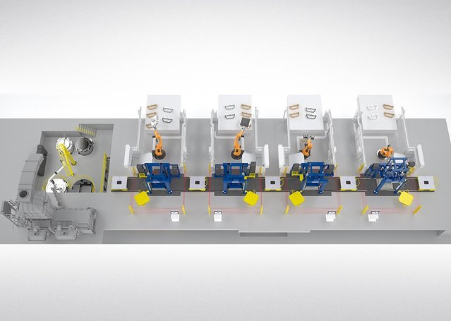 Kurtz Turnkey: fully automated low pressure casting line Kurtz Turnkey: fully automated low pressure casting line